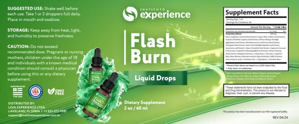 Flash Burn Ingredients